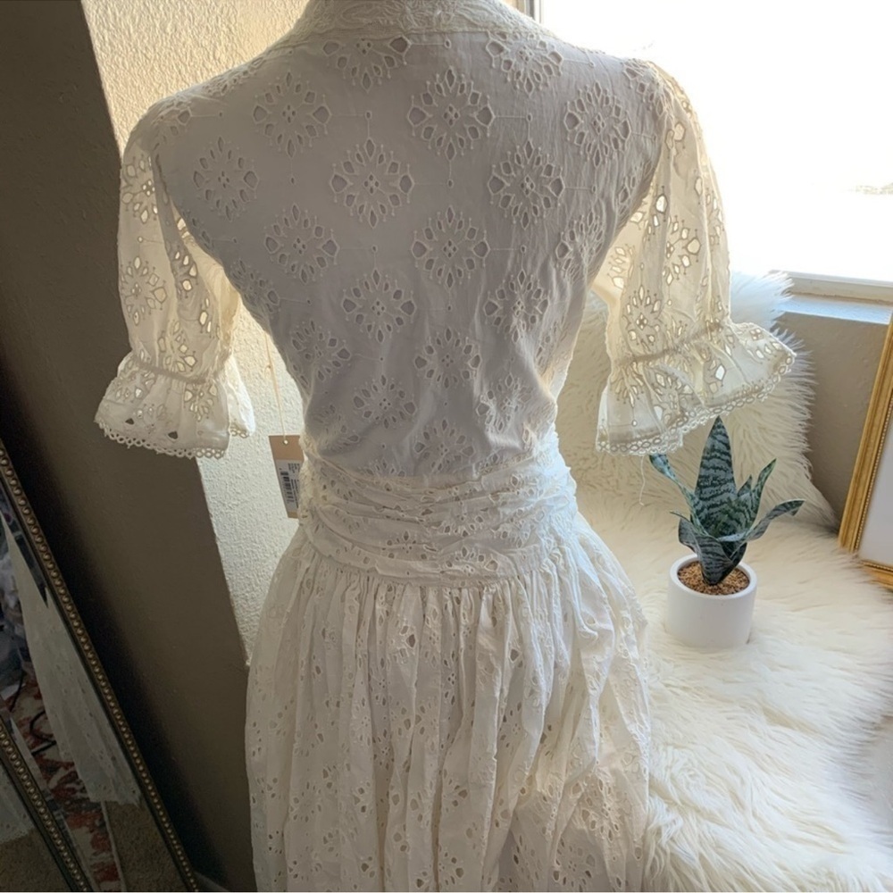 ANTHROPOLOGIE Love the label Puff Sleeve LaceDress - Picture 8 of 16